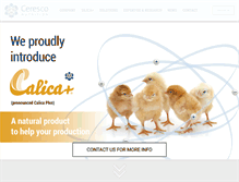 Tablet Screenshot of ceresconutrition.com